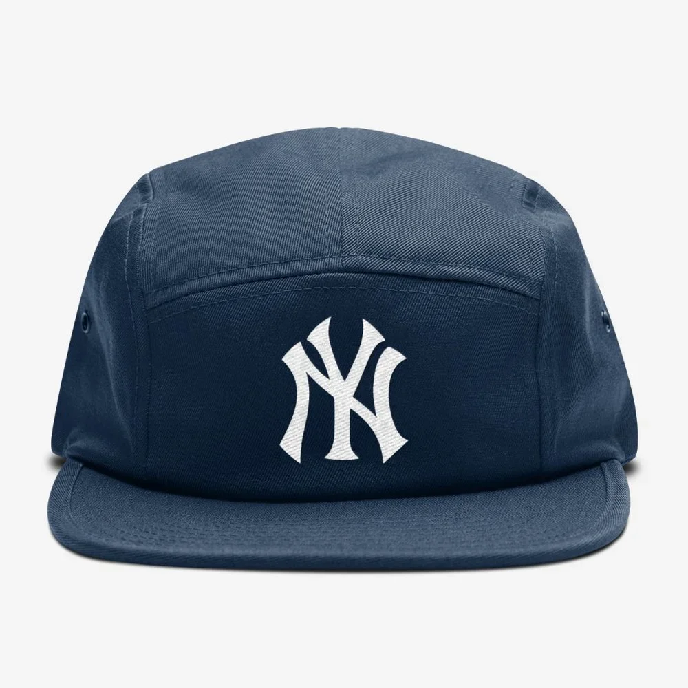 Yankees Navy Five-Panel Camp Hat